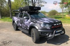 Designový polep auta Ford Ranger camouflage maskáč | Studio ALEŠ s.r.o.