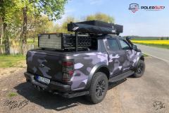 Designový polep auta Ford Ranger camouflage maskáč | Studio ALEŠ s.r.o.