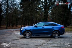 Celopolep auta Mercedes GLE matná modrá | Studio ALEŠ s.r.o.
