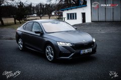 Celopolep auta Skoda Octavia IV šedá mat | Studio ALEŠ s.r.o.
