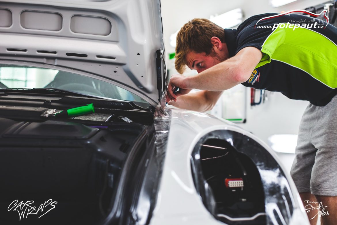 studio ales car wrap polep aut design polyuretan folie ochranna laku porsche GT3 suntek (14)