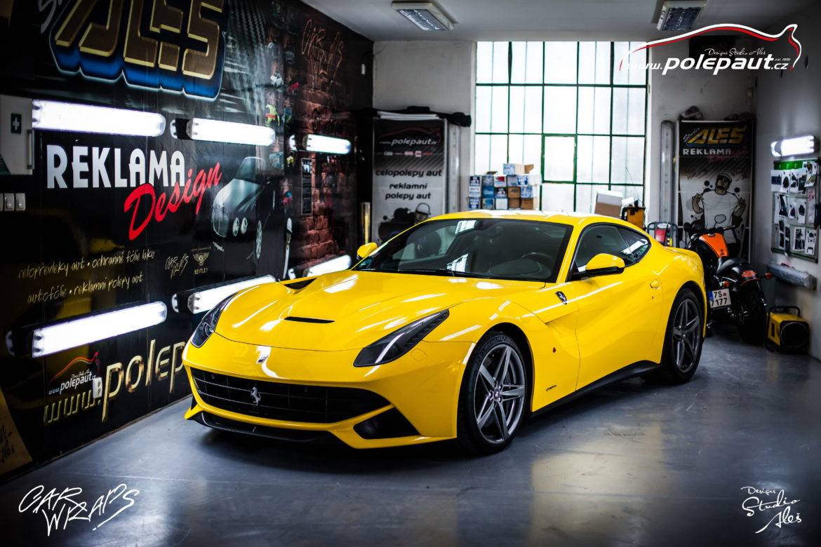 studio ales car wrap polep aut celopolep polepaut ferrari F12 Berlinetta 3M 2080 bright yellow (15)