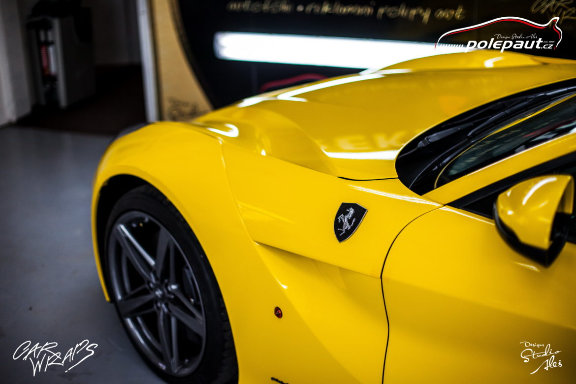 studio ales car wrap polep aut celopolep polepaut ferrari F12 Berlinetta 3M 2080 bright yellow (16)