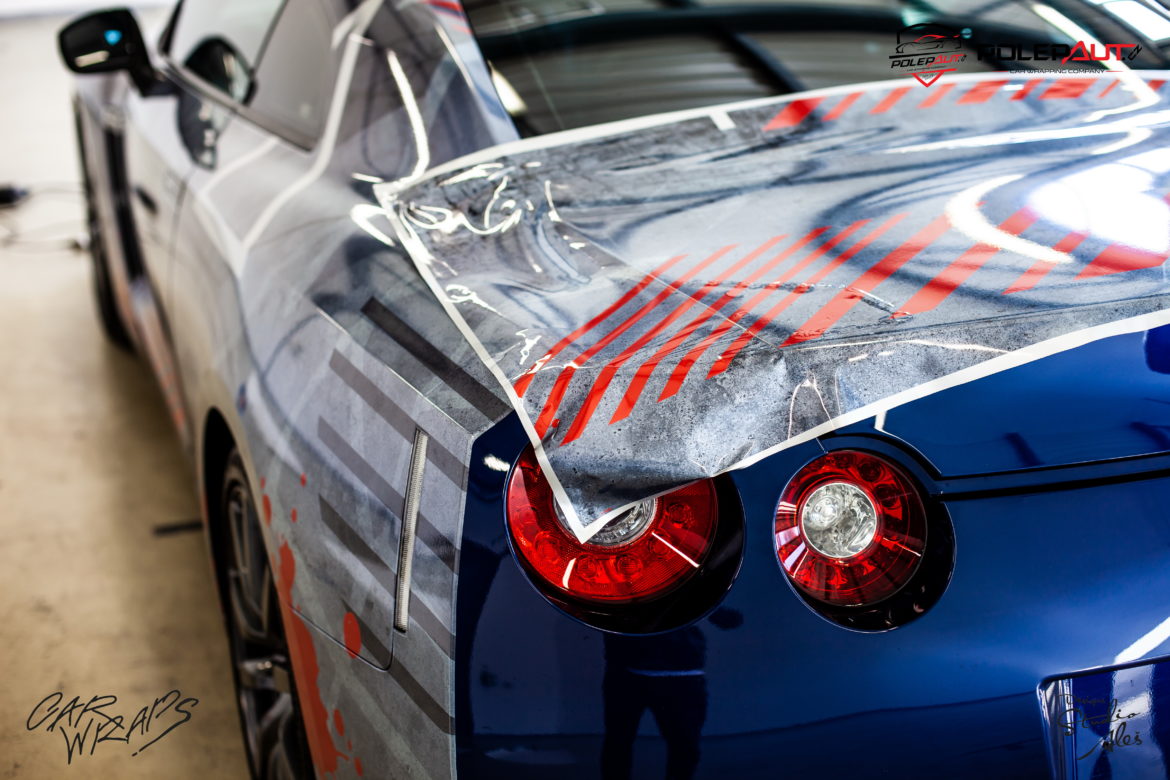 studio ales car wrap polep aut celopolep polepaut nissan gtr wrapstock 3M metallic wrap (4)