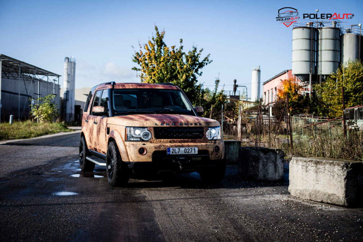 studio ales car wrap polep aut celopolep polepaut discovery rusty camouflage folie na auto (7)